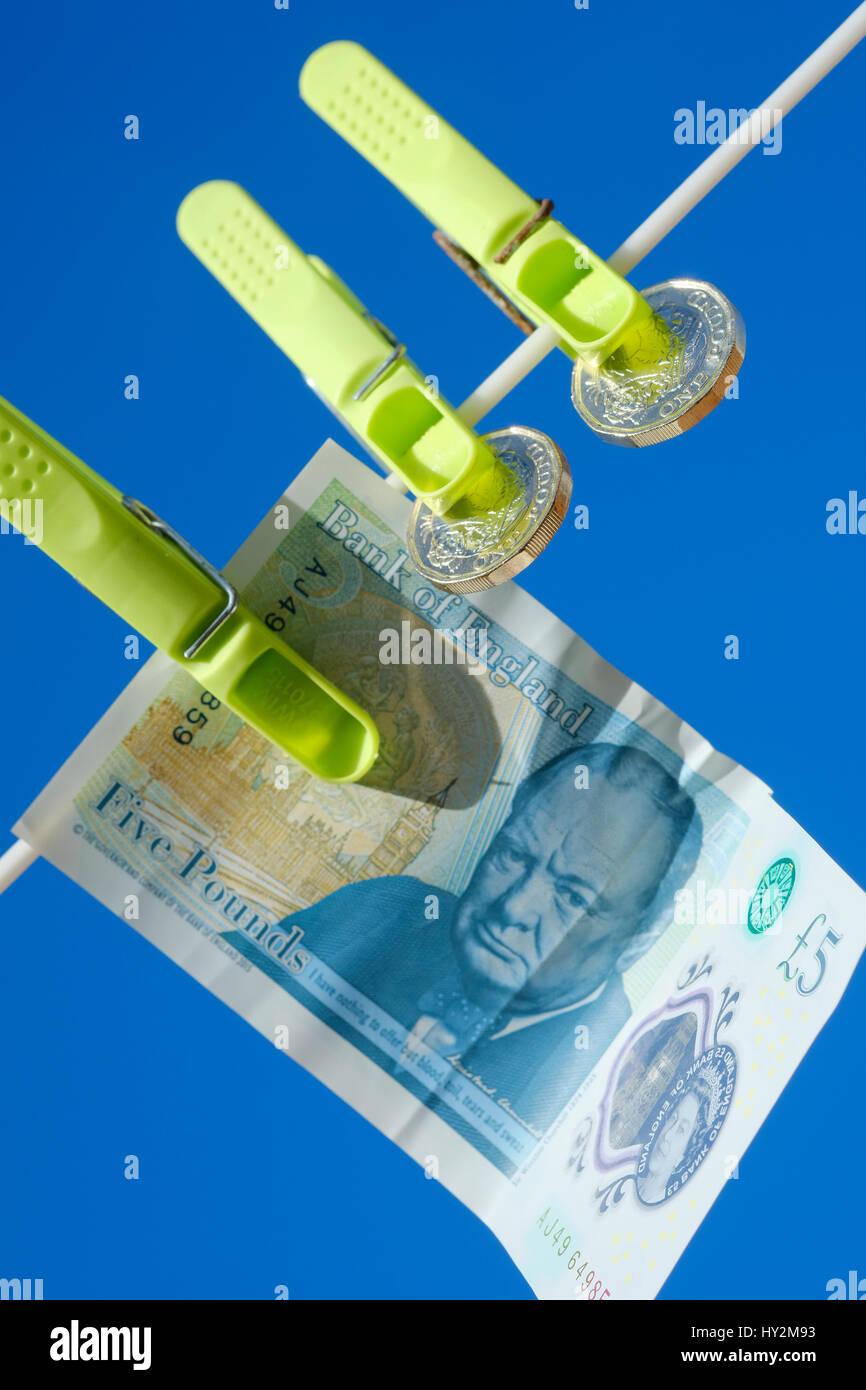 Dirty Money Stock Photos Dirty Money Stock Images Alamy - uk money on washing line stock image